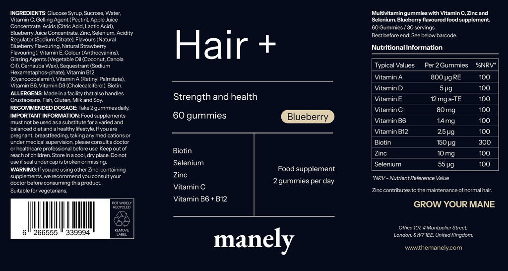 Hair+ gummies